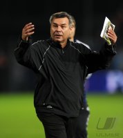 Fussball 1. Bundesliga :  Trainer Waldemar Hartmann (Paulaner Auswahlteam)