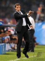 FUSSBALL SERIE A:  Trainer Massimiliano Allegri (AC Mailand)