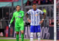 Fussball 1. Bundesliga Saison 21/22: FC Bayern Muenchen -  Hertha BSC Berlin