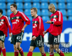 Fussball Bundesliga: Bochum - Leverkusen, enttaeuschung