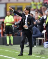 Fussball International Serie A 14/15:  Trainer Filippo Inzaghi (AC Mailand)