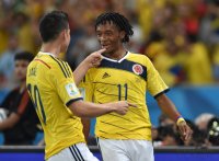 FUSSBALL WM 2014, Achtelfinale: Kolumbien - Uruguay