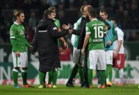 Fussball, 1. Bundesliga  Saison 2014/2015: SV Werder Bremen - VfB Stuttgart