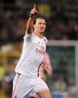 FUSSBALL SERIE A:  Zlatan Ibrahimovic (AC Mailand)