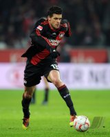 Fussball: 1. Bundesliga Saison 2010/2011: Leverkusen, BALLACK am Ball