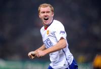 FUSSBALL  International CHL 09/10  : Paul Scholes (Manu)