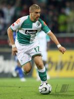 Fussball 1. Bundesliga: Bremen, KLASNIC Einzelaktion