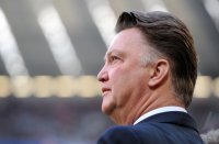 Fussball 1. Bundesliga : Trainer Louis van Gaal (FC Bayern Muenchen)