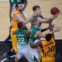 Basketball 1. Bundesliga 2012/2013:  Walter Tigers Tuebingen - TBB Trier