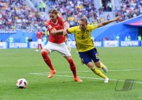 FUSSBALL WM 2018 Achtelfinale: Schweden - Schweiz