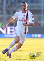 FUSSBALL SERIE A:  Zlatan Ibrahimovic (AC Mailand)