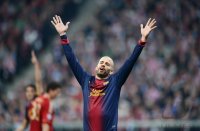 FUSSBALL INTERNATIONAL CHL HALBFINALE 12/13: Gerard Pique (Barca)