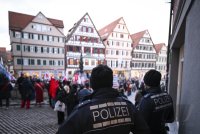 DGB Kundgebung auf dem Tuebinger Marktplatz