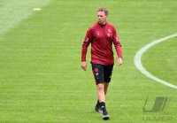 Fussball 1. Bundesliga Saison 21/22: Teampraesentation FC Bayern Muenchen