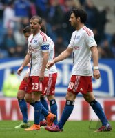 Fussball, 1. Bundesliga  Saison 2014/2015: Hamburger SV - FC Augsburg