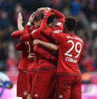 Fussball 1. Bundesliga Saison 15/16: FC Bayern Muenchen - Hertha BSC Berlin