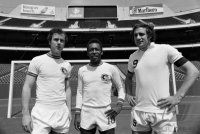 Fussball  Beckenbauer, Pele,  Chinaglia (Cosmos New York)