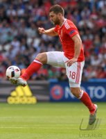Fussball Europameisterschaft Achtelfinale 2016: Wales - Nordirland