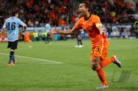 FUSSBALL WM 2010, HALBFINALE:  Uruguay - Niederlande