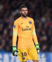 Fussball CHL  Saison 2014/2015: Torwart Salvatore Sirigu (Paris Saint-Germain)
