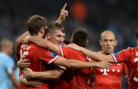 Fussball CHL  Saison 2013/2014:  Manchester City - FC Bayern Muenchen