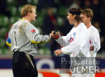 Fussball 1. Bundesliga: Leverkusen - HSV, Jubel HSV