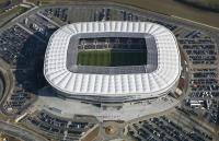 FUSSBALL  Luftbild  Stadion  Sinsheim