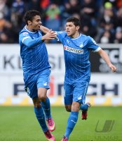 Fussball 1. Bundesliga  2012/2013:  JUBEL Kevin Volland (TSG 1899 Hoffenheim)