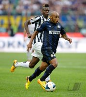 FUSSBALL SERIE A 2013/2014:  Inter Mailand - Juventus Turin