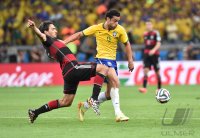 FUSSBALL WM 2014, HALBFINALE: Brasilien - Deutschland