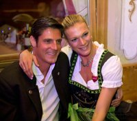 Maria HOEFL-RIESCH mit ihrem Mann Marcus HOEFL