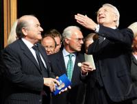 Fussball WM 2006: Empfang des Bayerischen Ministerpraesidenten