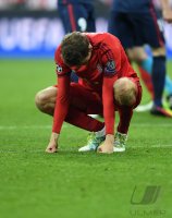 Fussball CHL 15/16 Halbfinale: FC Bayern Muenchen - Atletico Madrid