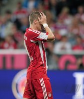 Fussball 1. Bundesliga  Saison 2010/2011: FC Bayern Muenchen - Werder Bremen