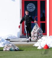 Fussball 1. Bundesliga : Training beim FC Bayern Muenchen