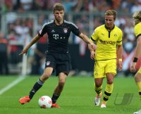 Fussball 1. Bundesliga, Supercup: FC Bayern Muenchen - Borussia Dortmund