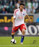 FUSSBALL 1. BUNDESLIGA: Hamburg, GUERRERO Einzelaktion