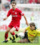 Fussball 1. Bundesliga: Mainz - Dortmund, Zweikampf