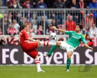 FUSSBALL 1. BUNDESLIGA: FC Bayern Muenchen  - Werder Bremen