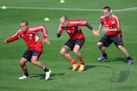 Fussball 1. Bundesliga 11/12: FC Bayern Muenchen Training in Doha