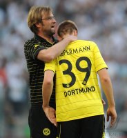 Fussball 1. Bundesliga: Marco Stiepermann, Trainer Juergen Klopp (v. li., Borussia Dortmund)