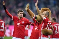 Fussball 1. Bundesliga Saison 16/17: FC Bayern Muenchen - VfL Wolfsburg