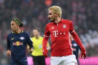 Fussball 1. Bundesliga Saison 16/17: FC Bayern Muenchen - RB Leipzig