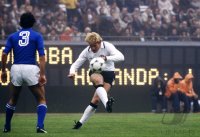 Fussball Italien - Deutschland:  Rummenigge, Cabrini
