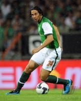 FUSSBALL, EUROPA LEAGUE: Werder Bremen, PIZARRO Einzelaktion