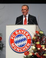 Fussball 1. Bundesliga : Vorstandsvorsitzender Karl Heinz Rummenigge (FC Bayern Muenchen)