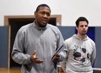 Basketball 1. Bundesliga 15/16 Hauptrunde: Trainer Tyron McCoy (Walter Tigers Tuebingen)