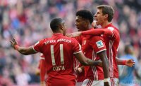 Fussball 1. Bundesliga Saison 2016/2017: FC Bayern Muenchen - Hamburger SV
