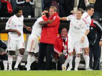 Fussball Champions League 08/09  Bayern Muenchen  - Olympique Lyon