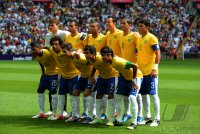 FUSSBALL Olympia 2012 FINALE: Brasilien - Mexiko